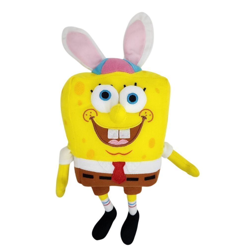 SpongeBob Squarepants Stuffed Plush Easter‎ Bunny Ears 2004